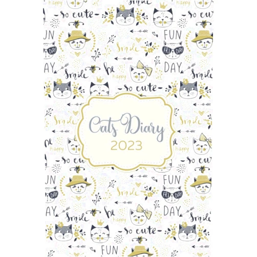 Jane Whitchurch Cat Diary 2023: A Weekly And Monthly Planner for 2023 - UK Edition Cat Theming Throughout