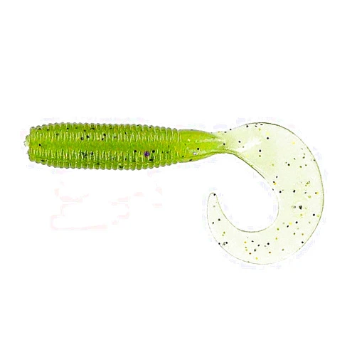 Gary Yamamoto Yamamoto 5 Single Tail Grub Soft Plastic Fishing Angling Swimbait Lures with Tail-Curling Action - 20 Pack