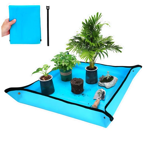 WORKPRO Repotting Mat for Indoor Plant Transplanting and Mess Control, 39.5