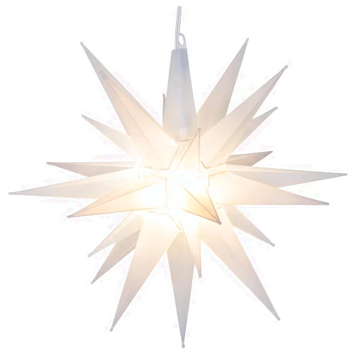 Kringle Traditions Frosted LED Moravian Star Light, Star Outdoor Decoration - 14