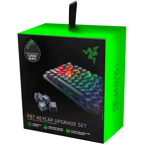 Razer PBT Keycap Upgrade Set - Classic Black