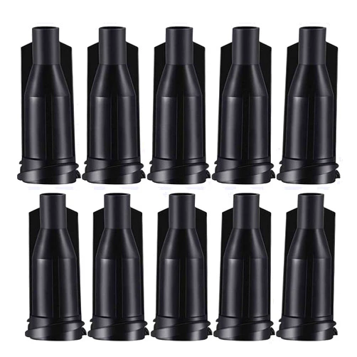 ULTECHNOVO 250pcs Tip Caps for Luer Lock, Black Dispensing Needle Tip Cap Caps Plug for Sliding Tip