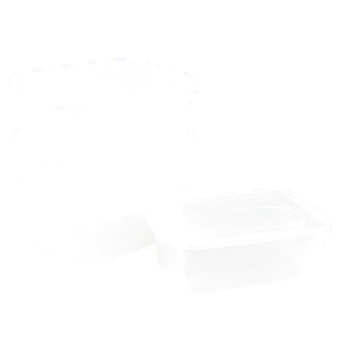 Nesmilers 6.5 Quarts Clear Latching Box, Plastic Storage Containers with Lids Set of 4