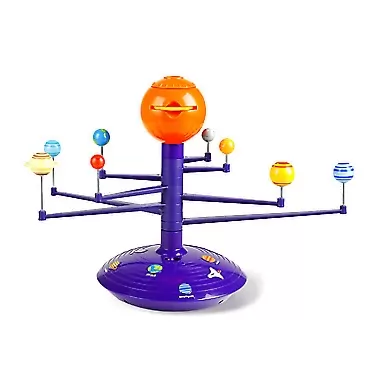 Ampusanal DIY Solar System Model Kit for Kids, Solar System HD Planetarium Projector with 8 Painted Planets for Science DIY Project, Desktop Decorative Ornament