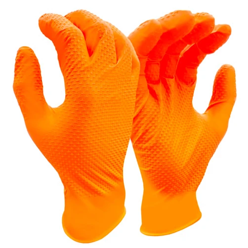 MAGID Iron Grip Powder-Free 100% Nitrile Disposable Gloves, QTY: 300, Size: 7/Small - T9408OR