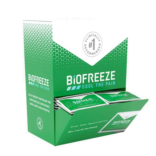 Biofreeze Pain Relief Gel 5 mL - Pack of 100