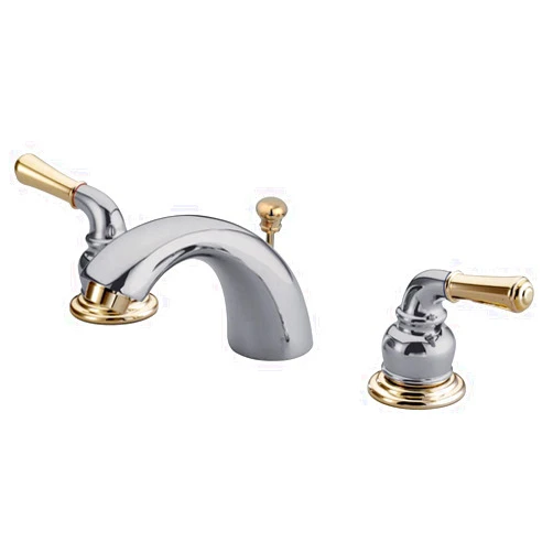 Elements of Design Kingston Brass Elements of Design Magellan EB954 Mini Widespread Lavatory Faucet with Retail Pop-Up, 4-Inch to 8-Inch, Polished Chrome/Brass
