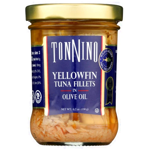 Tonnino Tuna Fillets in Olive Oil, 6.7 oz (Pack Of 2)