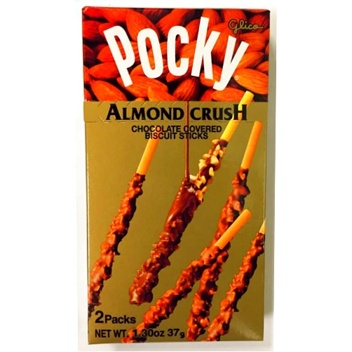 NineChef Glico Pocky Almond Crush, 1.30-Ounce (Pack of 10)