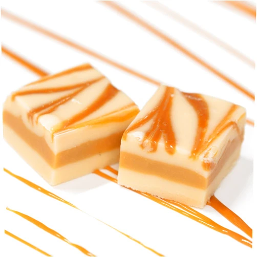 Valley Fudge & Candy Valley Fudge, Caramel Vanilla Swirl, Fresh Artisan Fudge, Real Butter, Gourmet Candy, Half Pound Package
