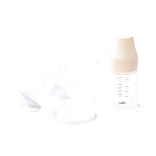 Spectra - Premium Breast Milk Pump Accessory Kit with Baby Bottles - Medium 24mm - Breast Pump Accessories
