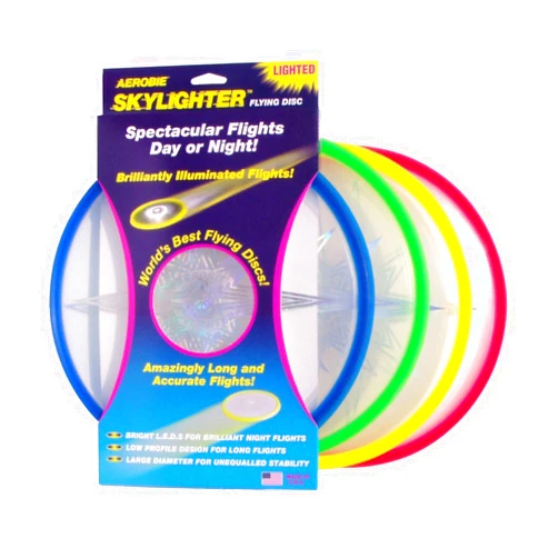 AEROBIE SKYLIGHTER DISC (Colors May Vary)-New Mega Size Package- 4 Units