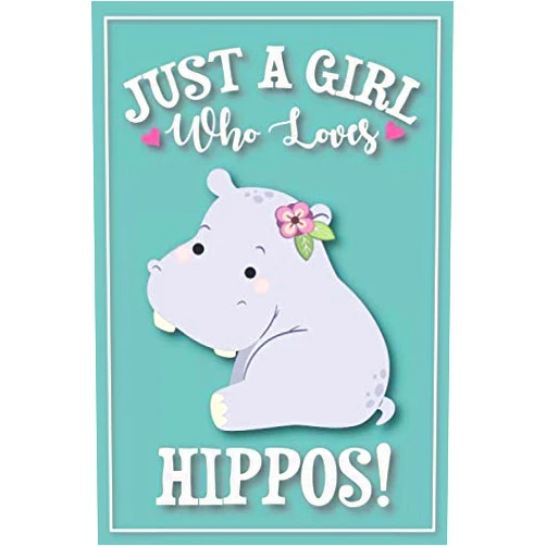 Sophia Lane Hippo Journal - Hippo Gift: A blank lined hippo notebook, hippo themed gift, hippo party gift, hippopotamus journal, hippopotamus notebook, ... hippo gift for girl, hippo birthday part