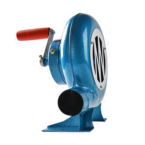 YYHJ Manual BBQ Air Blower,Portable Blacksmith Forge Hand Crank Fan,for Picnic Outdoor Camping Hiking Cooking Tool (Size : 120W)