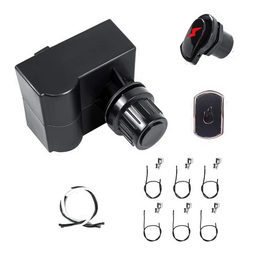 Hisencn Grill Igniter Replacement Part for Charbroil Grill, 4 Outlet Ignition Module with Wires and Switch Button for Char Broil Grill Igniter Replacement, for Charbroil Many Models Ignition Systems