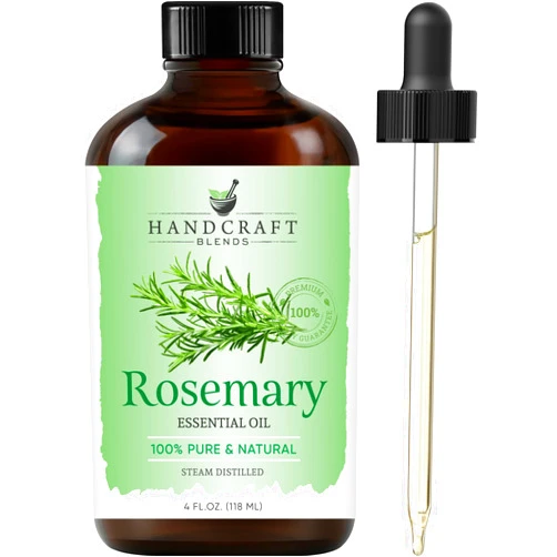 Handcraft Blends Rosemary Essential Oil - Huge 4 Fl Oz - 100% Pure and Natural - Premium Grade Essential Oil for Diffuser and Aromatherapy