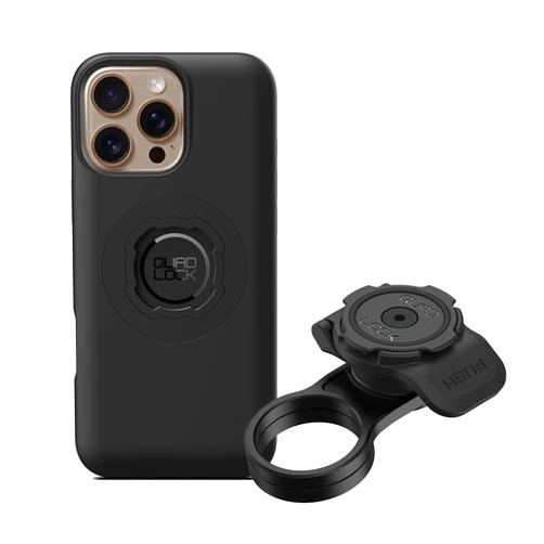 Quad Lock Stem Cap Bike Mount Kit with MAG Phone Case for iPhone 16 Pro Max