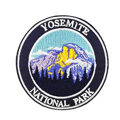 Cute-Patch Yosemite National Park Embroidered Iron on Patch Outdoor Life Hiking Camping Souvenir