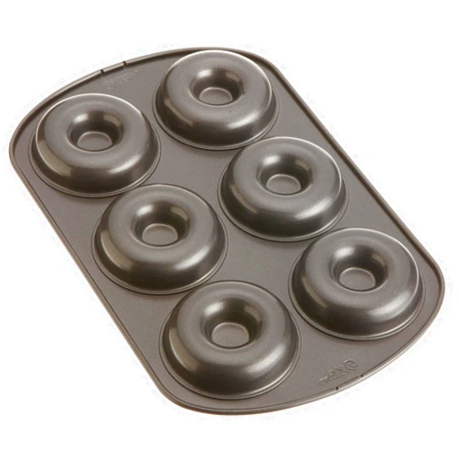 Wilton Non-Stick 6-Cavity Donut Baking Pans, 2-Count