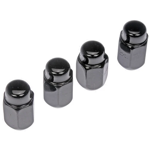 Dorman 711-211 Wheel Nut Black Chrome Acorn 2-Pc 1/2-20 Compatible with Select Models, 4 Pack