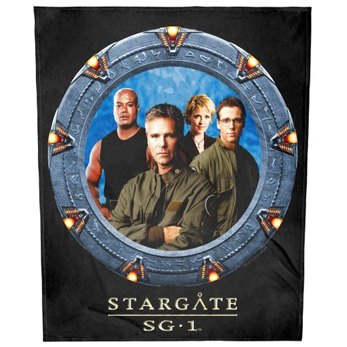 INTIMO MGM Stargate SG-1 Super Soft and Cuddly Plush Fleece Throw Blanket
