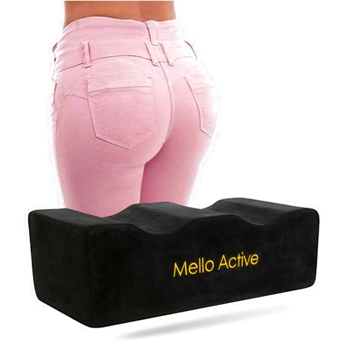 Mello Life Mello Active BBL Pillow for Post-Surgery Recovery – Doctor-Recommended, Firm & Lightweight Cushion for Quick Healing – Portable Support for Car, Office & Home – Ultimate Comfort & Stability