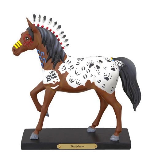 Enesco Trail of Painted Ponies “Trailblazer” Stone Resin Horse Figurine, 7.5”