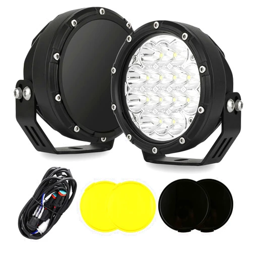 BIGLION.X 5 Inch Round Offroad Lights 2PCS 160W LED Spot Beam Light LED Work Light Driving Light Fog Light for Truck 4x4 Pickup SUV ATV UTV