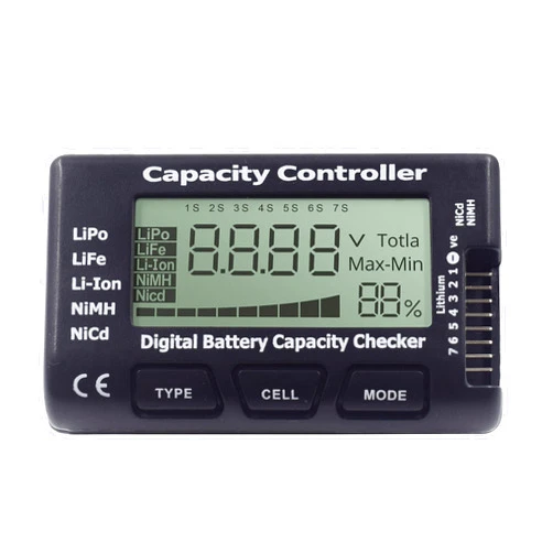 NeeKare Goldby RC Cellmeter 7 Digital Battery Capacity Checker Controller Tester Voltage Tester Checker for LiPo Life Li-ion NiMH Nicd Battery