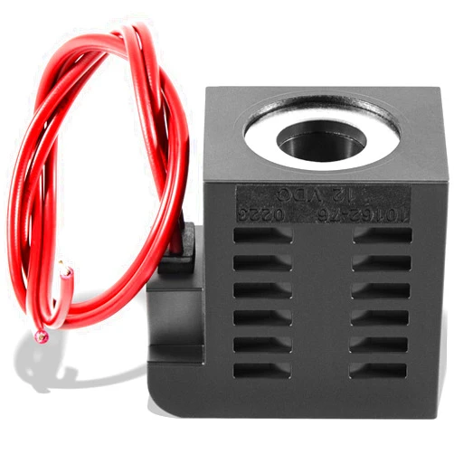 Sixcow Replacement for Deltrol 10162-76 Solenoid Coil, 12v DC, 22W, Dual Wire Leads, Fits Valve Stem Series 10 12 16 38 58, Hydraulic Power Unit Lift Dump Trailer Solenoid