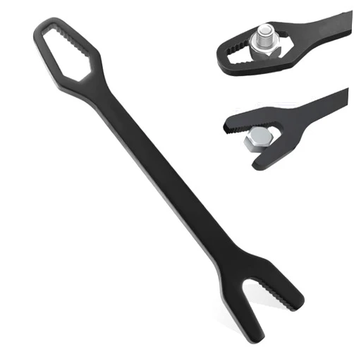 ANYSENT Double Head Self-Tightening Wrench,Universal Torx Spanner for 8mm-25mm Nuts,Multi-function Chrome Vanadium Steel All in One Hand Tool for Car Bicycle Repair (14-25mm)