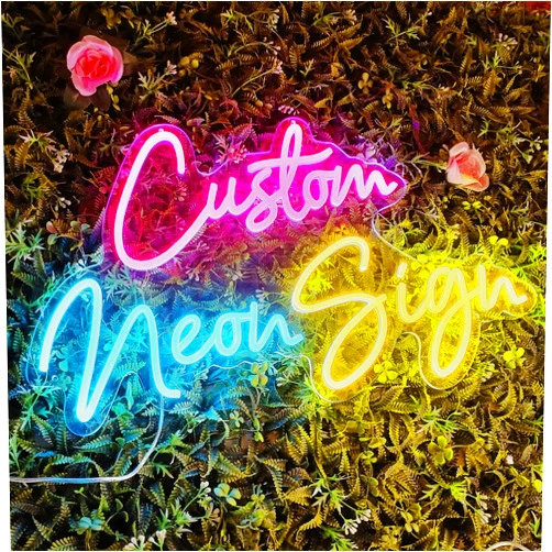 XYDECDRLUX Custom Neon Sign Customizable Custom LED sign Personalized Custom Neon Signs for Wall Decor 7Changable Color Function(RGB)Family Name ligh for Bedroom Living Room Birthday Wedding Party Bar Salon Girlfrend Gift Customize Your Own Design 10inch to 60inch