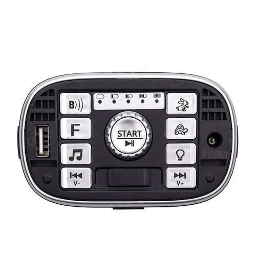 Weelye 12V Children's Electric Vehicle 303 Power Supply Central Control Switch Multi-Function Bluetooth Connection Music Power Display Center Panel Electric Toy Car Replacement Parts