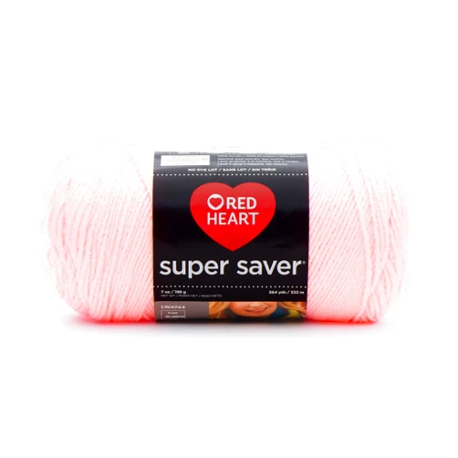 Red Heart Super Saver Yarn, Petal Pink