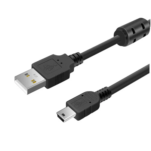 Haoyou (2-Pack) Replacement Canon Mini USB Data Transfer Cable (with Anti-Interference Magnetic Ring) Compatible with Canon PowerShot/EOS/Rebel T7/DSLR/ELPH Cameras and Vixia Camcorders (IFC-400 PCU)