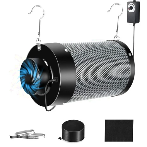 ATOUR 4 Inch Air Carbon Filter with Australian Virgin Charcoal – Odor Control. Built-in 5.5