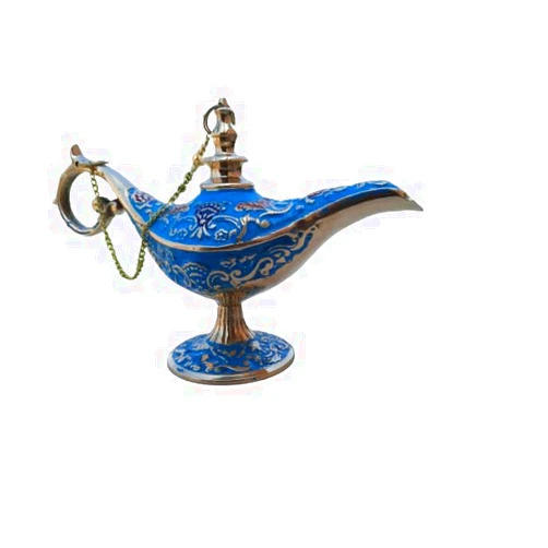 SAIISH THE DIVINE TOUCH Brass Antique Style Genie LAMP