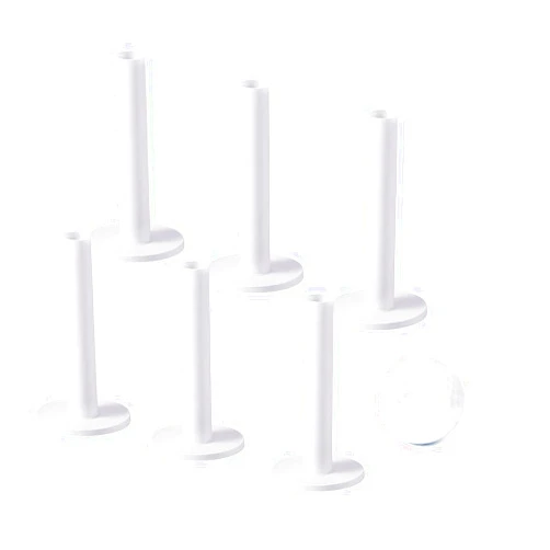 MAZEL Premium Rubber Golf Tees for Mats - High Performance Rubber Tees Holder Set for Driving Range & Indoor Outdoor Practice Mat