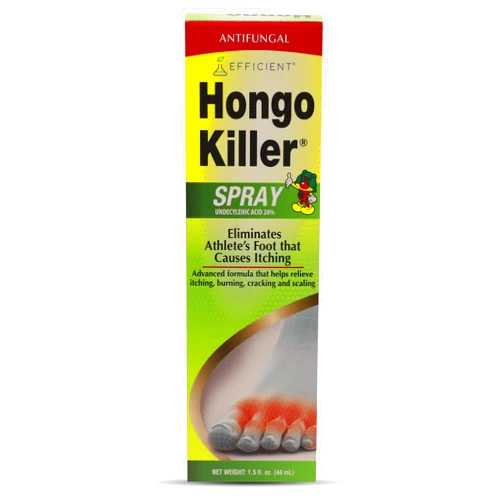 Hongo Killer Antifungal Spray, Athlete's Foot Treatment, 1.50 Fl Oz, Bottle