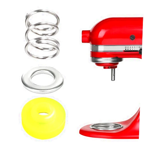 HISELUR Spring and Washer. Shock Absorber for KitchenAid Tilt-Head Stand Mixer Upgrade Kit Quick Install