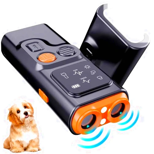 BR PeGE BarkGuard Pro, 2025 New BarkGuard Anti Barking Device Dog Bark Deterrent Devices with Hd Display and LED Flashlight, Anti-bark Device That Trains Your Dog Not to Bark Safe for Dogs (1)