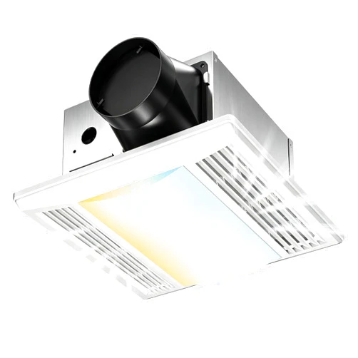 Amico Bathroom Exhaust Fan with LED Light, 80 CFM, 0.9 Sones, 1000LM, 5CCT, 90 CRI, Ceiling Mount Shower Ventilation Fan, No Attic Access Needed, 4 Inch Duct, ETL & FCC
