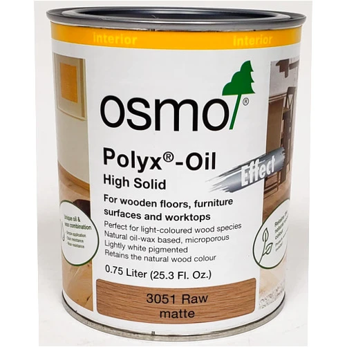 Osmo - Polyx-Oil - 3051 Raw - .75 Liter