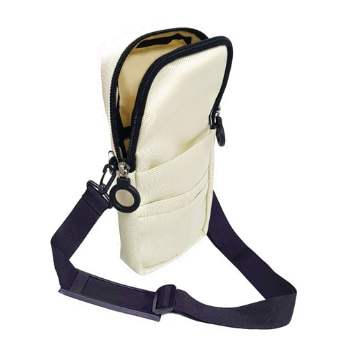 FEELDOM QUIK-E Pouch Adaptive Multi-case for Wheelchair, Walker, Crutches, Crossbody or Backpack. Heavy Duty, Easy Access. (Arctic White)