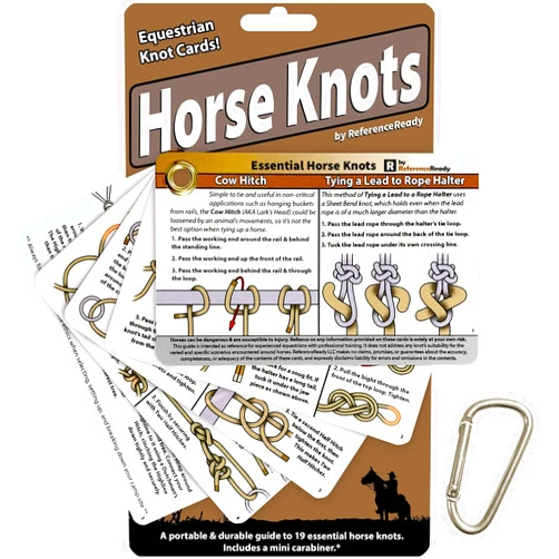 ReferenceReady Horse Knot Cards - Portable Guide to Equine Knots