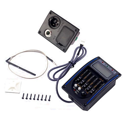 SUPVOX Guitar Preamp Tuner for Electric Guitar Piezo Pickup Guitar Pickups Guitar Amplifier 5- Band Guitar Pickup Guitar Eq Equalizer Guitar Equalizer Pre Pedal Accessories