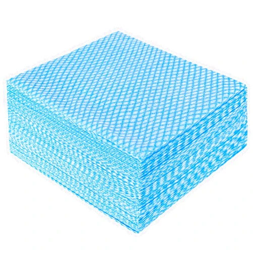 JEBBLAS Disposable Cleaning Towels Dish Towels and Dish Cloths Reusable Towels,Handy Cleaning Wipes, 50 Count/Pack,Blue