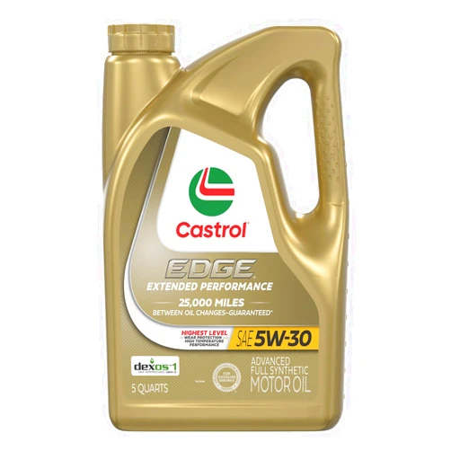 Castrol Edge Extended Performance 5W-30 Advanced Full Synthetic Motor Oil, 5 Quart