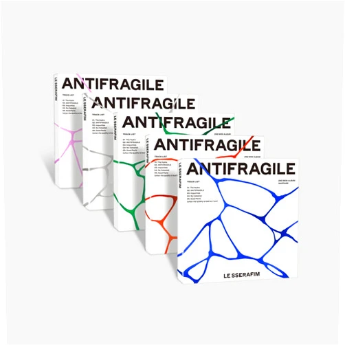KQ Entertainment LE SSERAFIM - 9th Mini Album ANTIFRAGILE (Compact Ver.) CD (Random ver.)