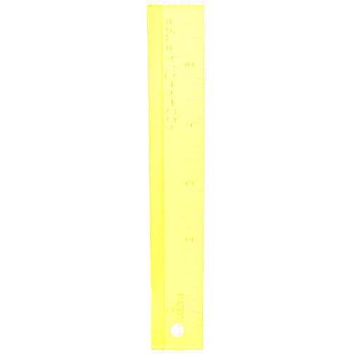 Colonial Needle CM DESIGNS Add-A-Quarter 6 Inch Yellow Ruler, 6